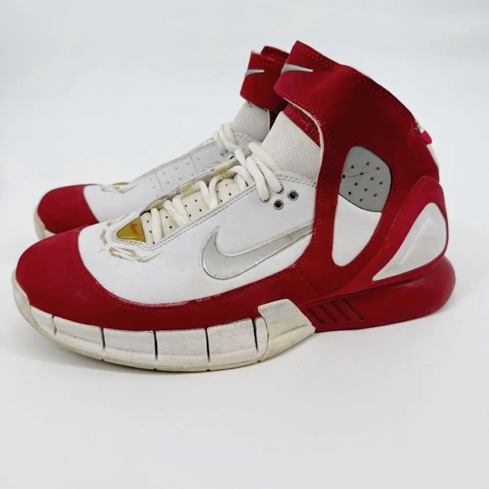 Nike Huarache 2k5 Kobe Basketball White/Red 8.5‎